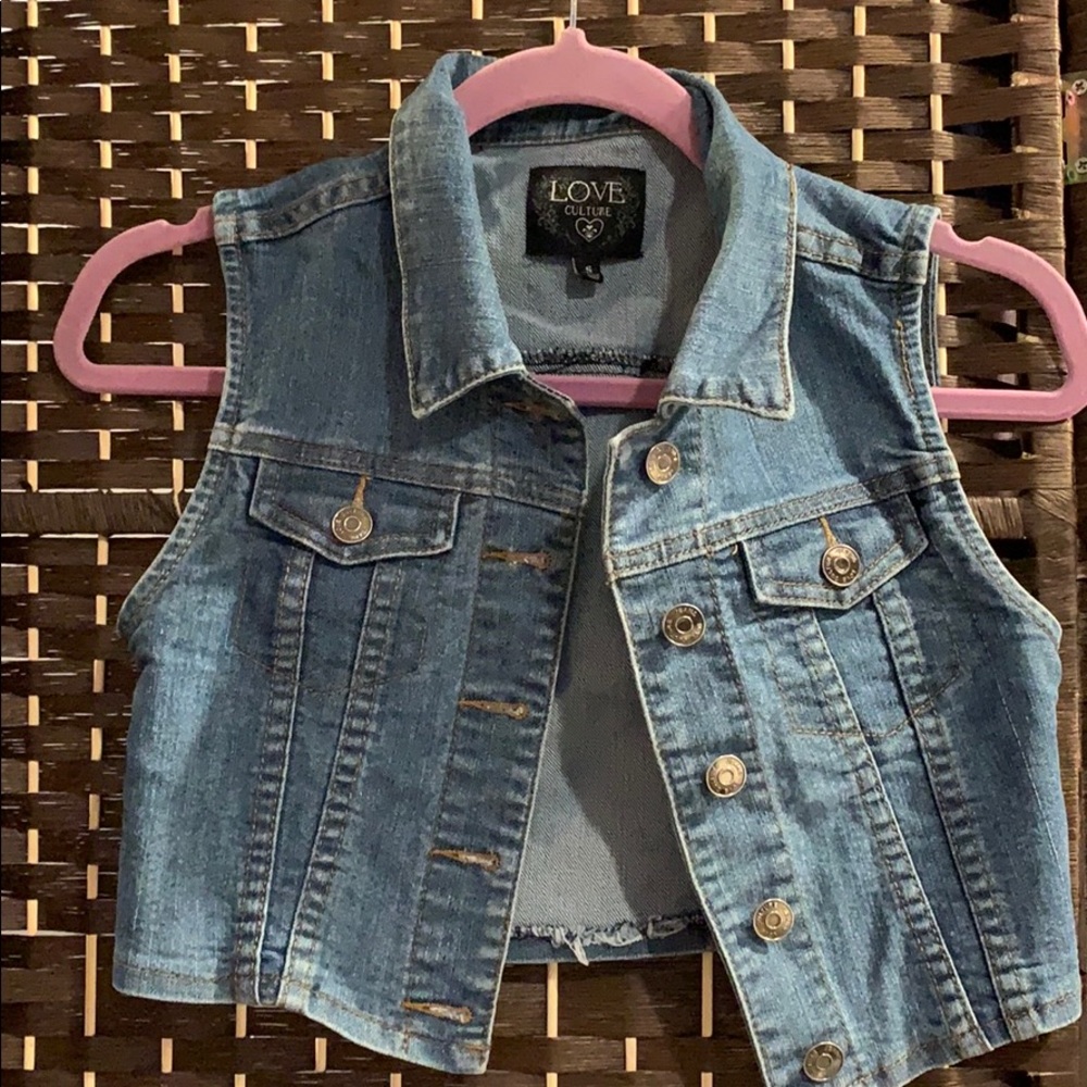Denim vest